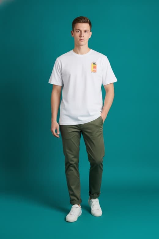 T-shirt Casablanca, visuel généré 1